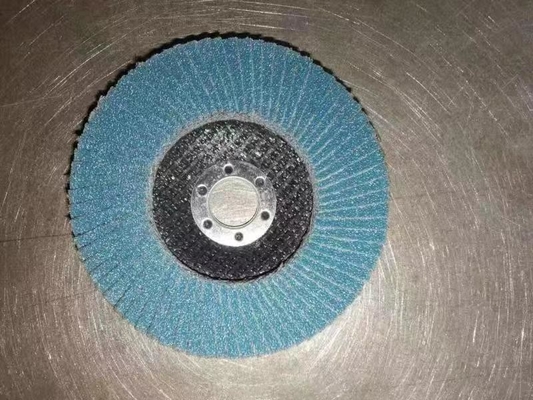 Λειαντικός στρογγυλός δίσκος 100mm χτυπημάτων ζιρκονίου που αλέθει για το μέταλλο ανοξείδωτου